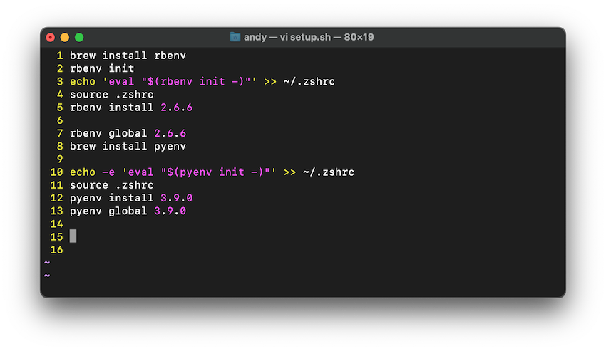 The Dotfiles - Andy’s blog